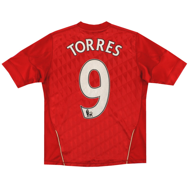 2010-12 Liverpool adidas Home Shirt Torres #9 Y P96689 | Vintage