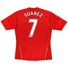 2010-12 Liverpool adidas Womens Home Shirt Suarez #7 M Football Shirt