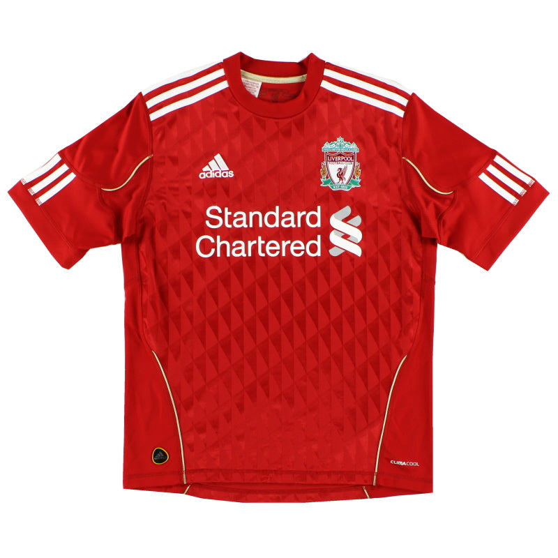 2010-12 Liverpool adidas Home Shirt L.Boys Football Shirt