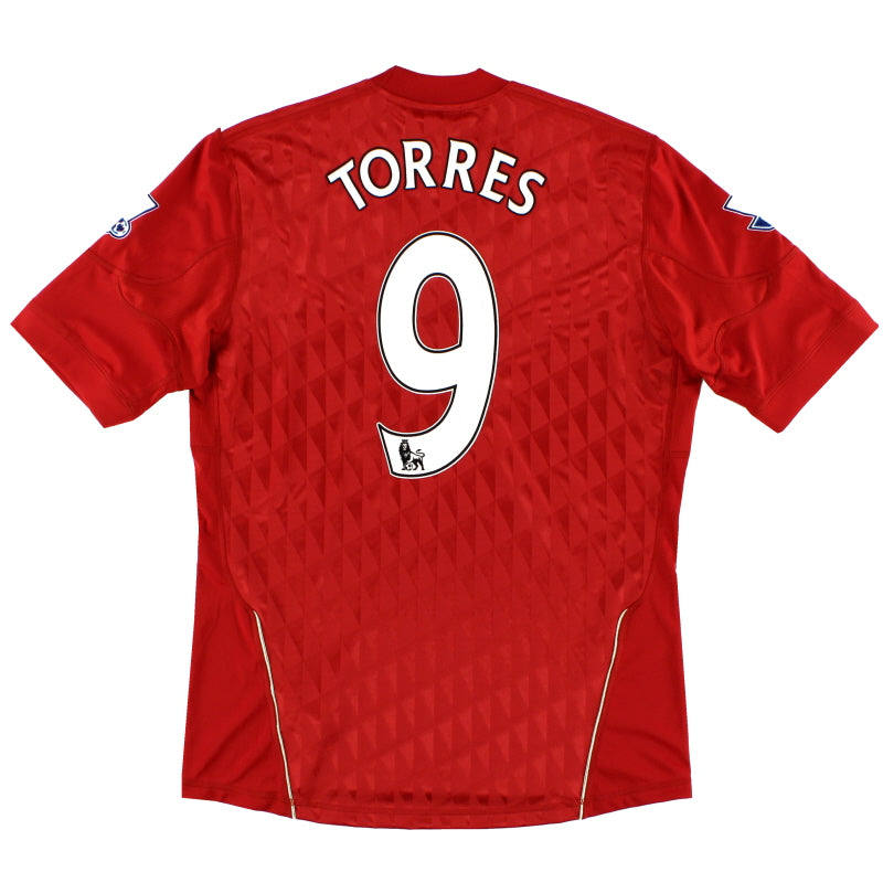 2010-12 Liverpool Home Shirt Torres #9 M Football Shirt