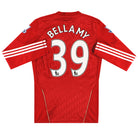 2010-12 Liverpool Techfit Player Issue Home Shirt L/S Bellamy #39 *Mint* L Football Shirt