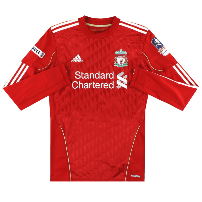 Liverpool  2010-12シーズン 2010-12 Liverpool Techfit Player Issue Home Shirt Eccleston #36