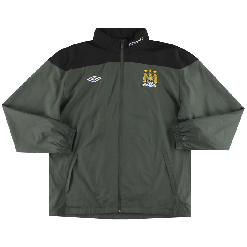 2010-12 Manchester City Umbro Hooded Rain Jacket XL Jacket