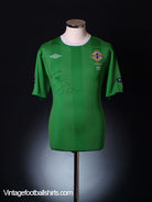 2010-12 Northern Ireland Match Worn Home Shirt Baird #7 (vs. Serbia) Football Shirt