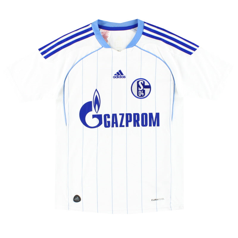 2010-12 Schalke adidas Away Shirt Draxler #10 L.Boys V13397