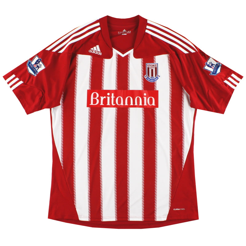 2010-12 Stoke City adidas Home Shirt XL Football Shirt