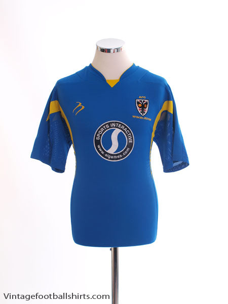 2010-12 Wimbledon Home Shirt M Vintage Football Shirts