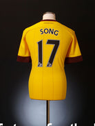 2010-13 Arsenal Away Shirt Song #17 L Football Shirt
