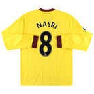 2010-13 Arsenal Nike Away Shirt Nasri #8 L/S L Football Shirt