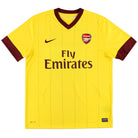 2010-13 Arsenal Nike Away Shirt L Football Shirt