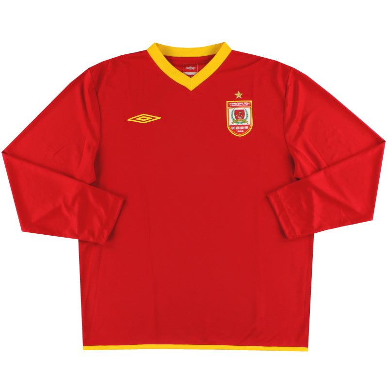 2010 Changchun Yatai Umbro Home Shirt L/S L  Football Shirt