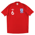 2010 England Umbro 'South Africa' Away Shirt #6 M Football Shirt