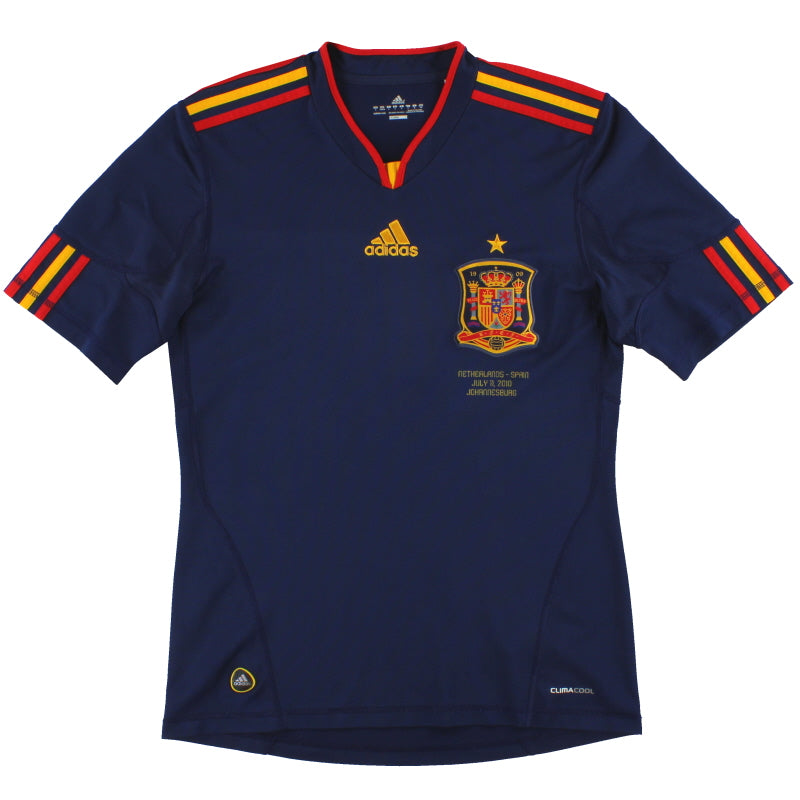 2010 Spain adidas 'Netherlands - Spain' Away Shirt M Football Shirt