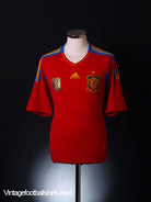 2010 Spain Home Shirt M Football Shirt