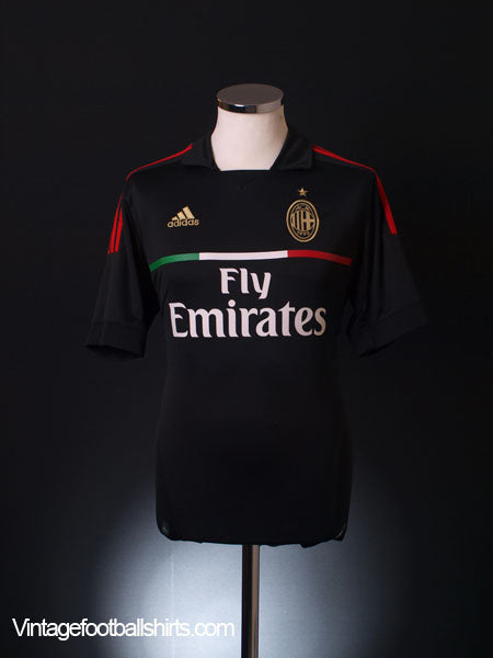 2011-12 AC Milan Away Shirt *Mint* M Football Shirt