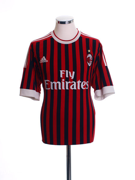 2011-12 AC Milan Home Shirt XL Football Shirt