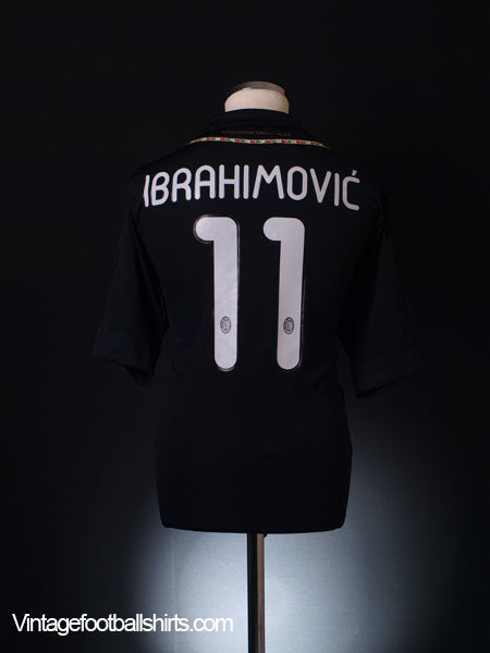 2011-12 AC Milan Third Shirt Ibrahimovic #11 XL | Vintage Football