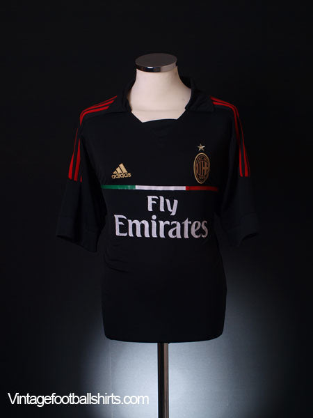 2011-12 AC Milan Third Shirt Ibrahimovic #11 XL | Vintage Football