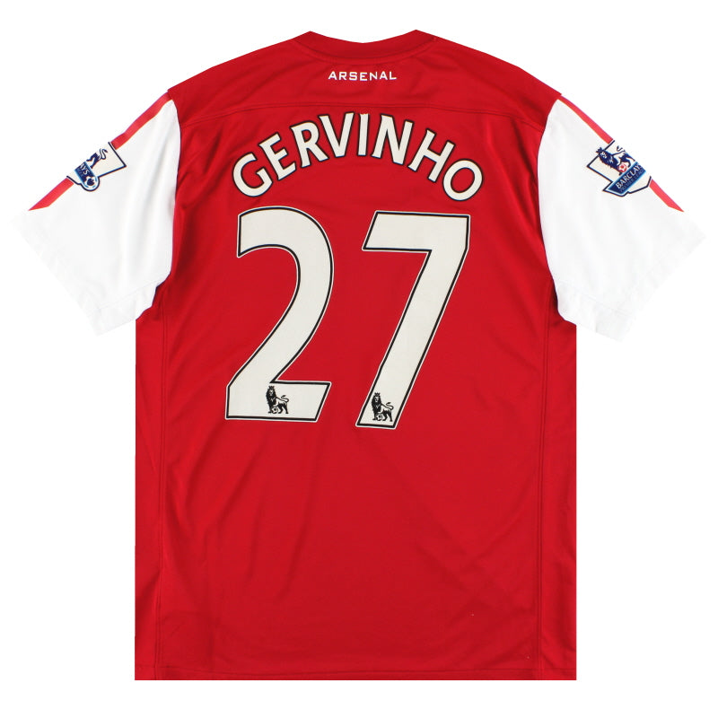 2011-12 Arsenal '125th Anniversary' Home Shirt Gervinho #27 L Football Shirt