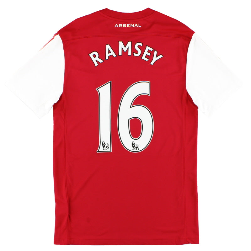 2011-12 Arsenal '125th Anniversary' Home Shirt Ramsey #16 S Football Shirt