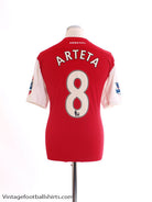 2011-12 Arsenal '125th Anniversary' Home Shirt Arteta #8 L Football Shirt