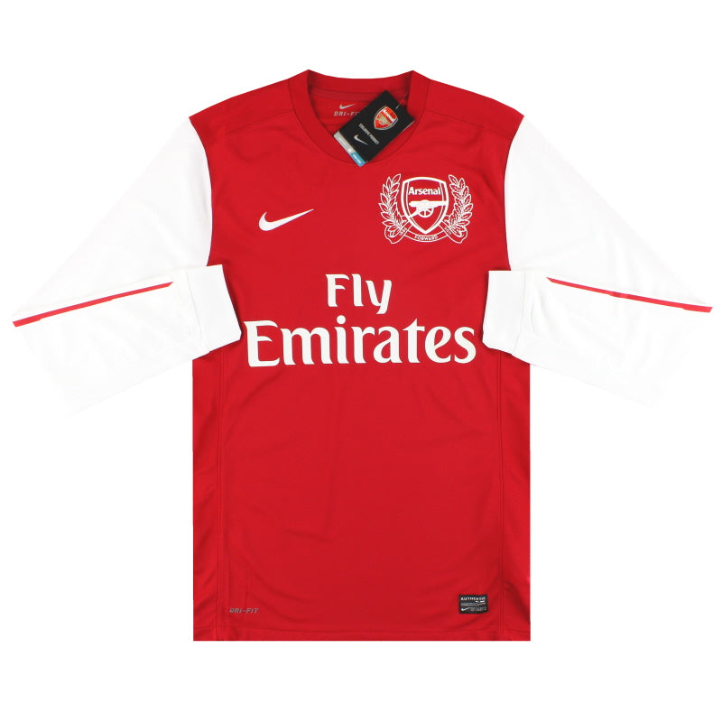 2011-12 Arsenal Nike '125th Anniversary' Home Shirt L/S *w/tags* S Football Shirt
