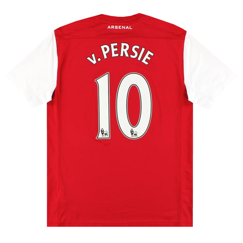 2011-12 Arsenal Nike '125th Anniversary' Home Shirt v.Persie #10 M Football Shirt