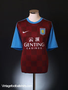 2011-12 Aston Villa Home Shirt S Football Shirt