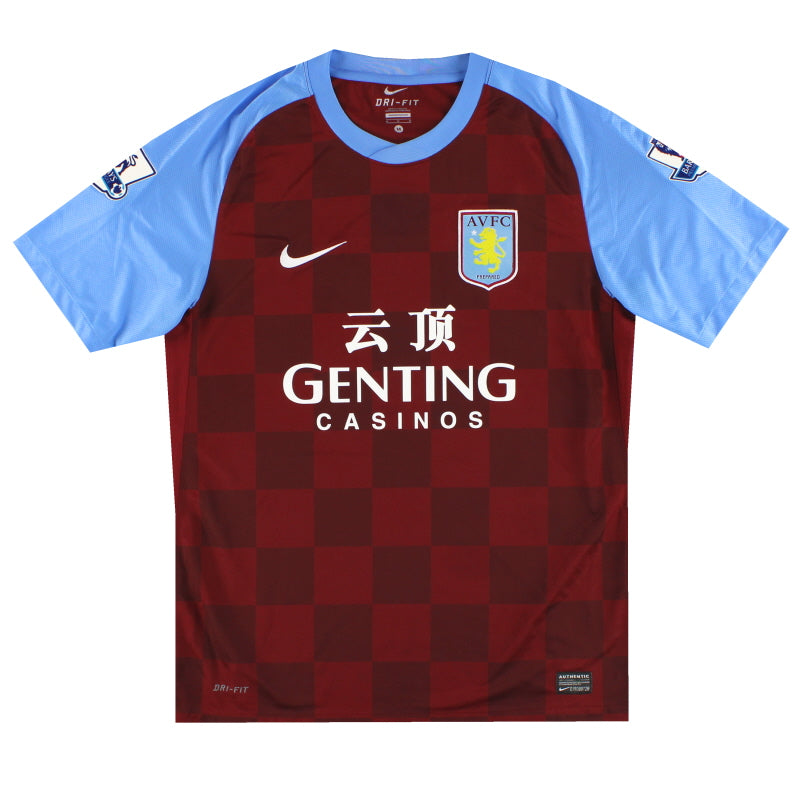 2011-12 Aston Villa Nike Home Shirt M Football Shirt