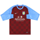 2011-12 Aston Villa Nike Home Shirt L/S L Football Shirt