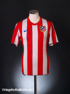 2011-12 Atletico Madrid Home Shirt S Football Shirt