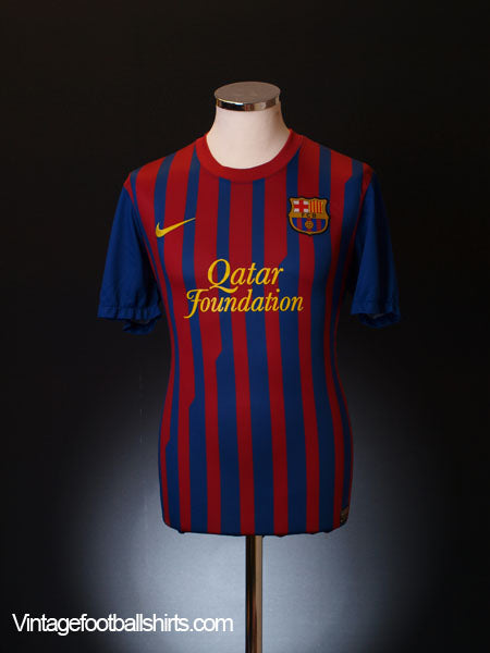 2011-12 Barcelona Home Shirt L Football Shirt
