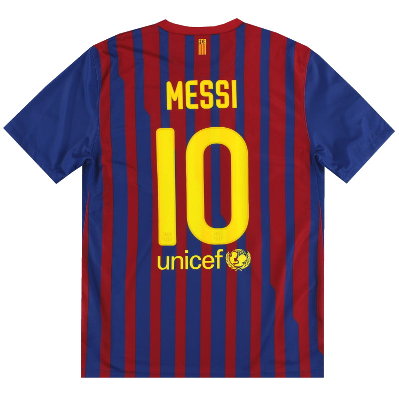 2011-12 Barcelona Nike Home Shirt Messi #10 *w/tags* L 419877-486