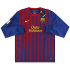 2011-12 Barcelona Nike Home Shirt L/S *w/tags* XL Football Shirt