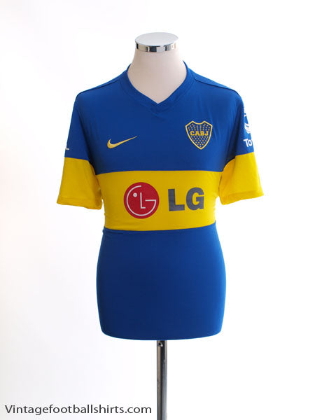 2011-12 Boca Juniors Home Shirt L Football Shirt