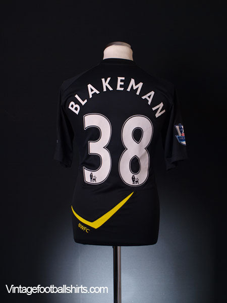 2011-12 Bolton Player Issue Away Shirt Blakeman #38 *As New*  Football Shirt