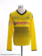 2011-12 Borussia Dortmund Home Shirt L/S L Football Shirt