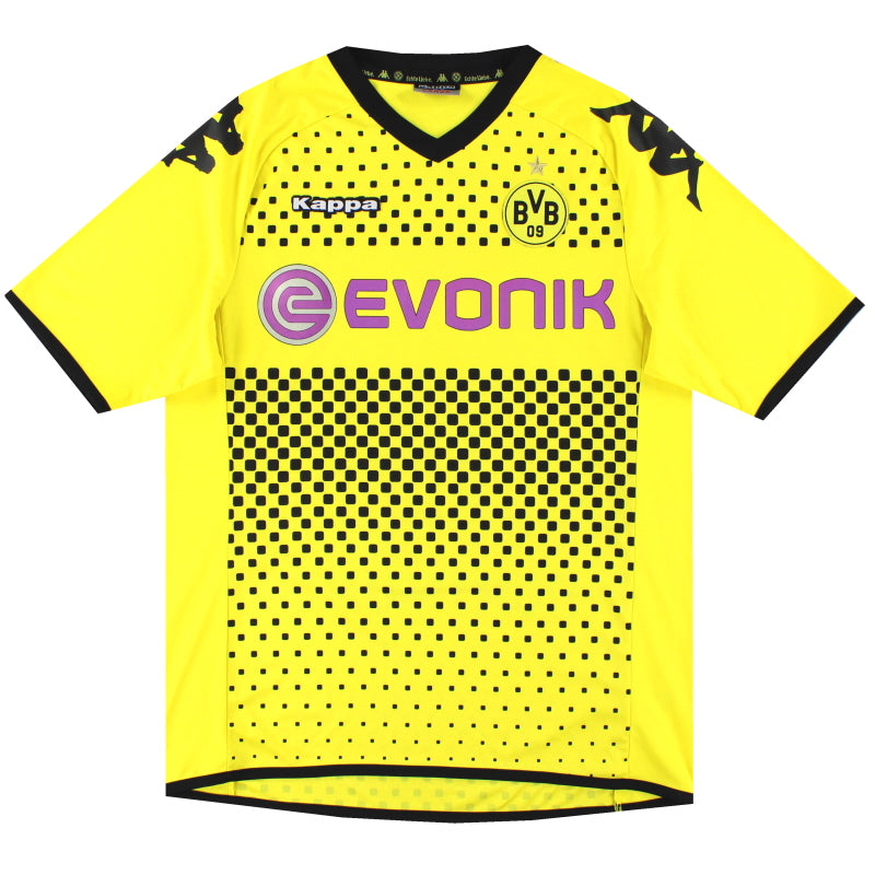 2011-12 Borussia Dortmund Kappa 'Signed' Home Shirt L Football Shirt