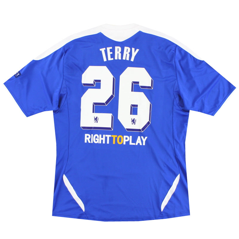 2011-12 Chelsea adidas 'CL Final' Home Shirt Terry #26 *Mint* XL