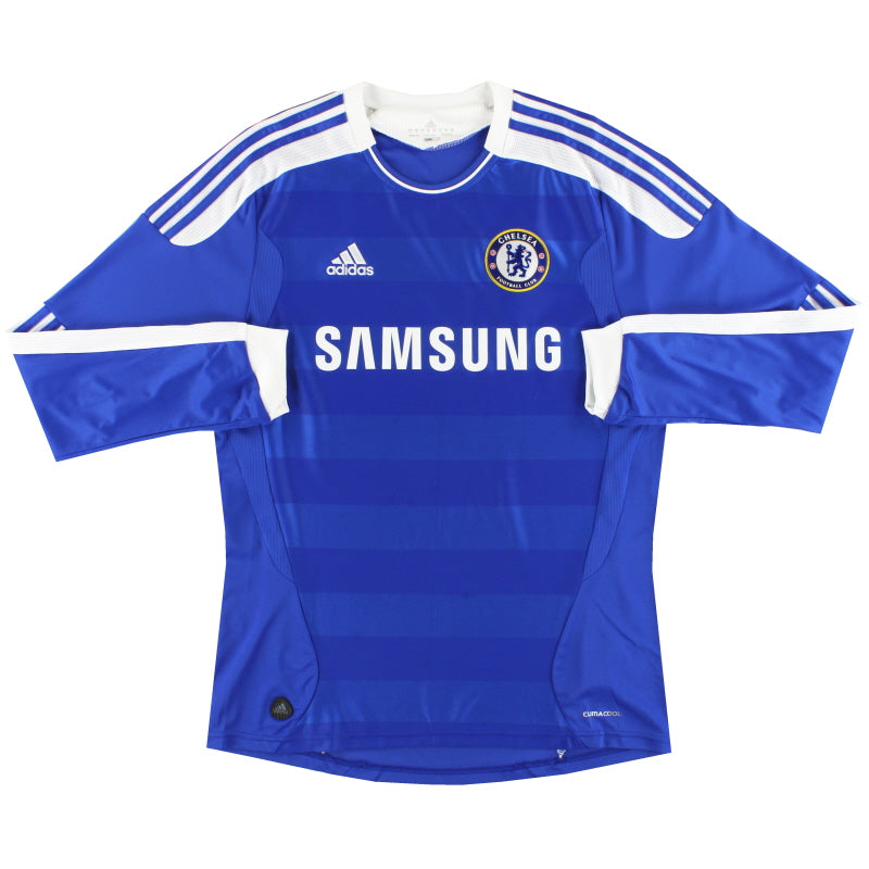 2011-12 Chelsea adidas Home Shirt L/S M Football Shirt