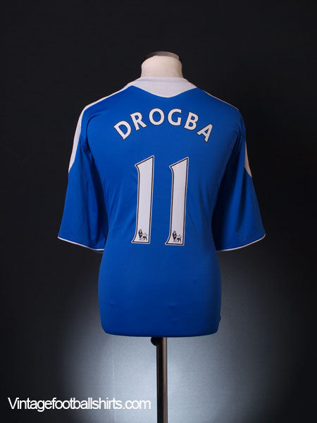 2011-12 Chelsea Home Shirt Drogba #11 XXL Football Shirt