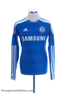 2011-12 Chelsea TechFit Player Issue Home Shirt L/S M/L Football Shirt
