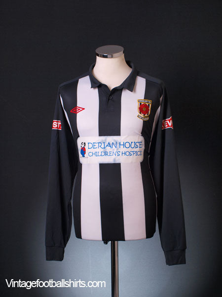 2011-12 Chorley Home Shirt L/S XL Football Shirt