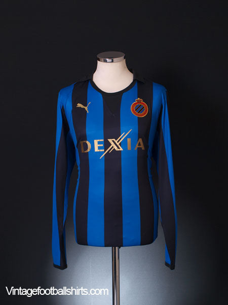 2011-12 Club Brugge Home Shirt L/S L Football Shirt