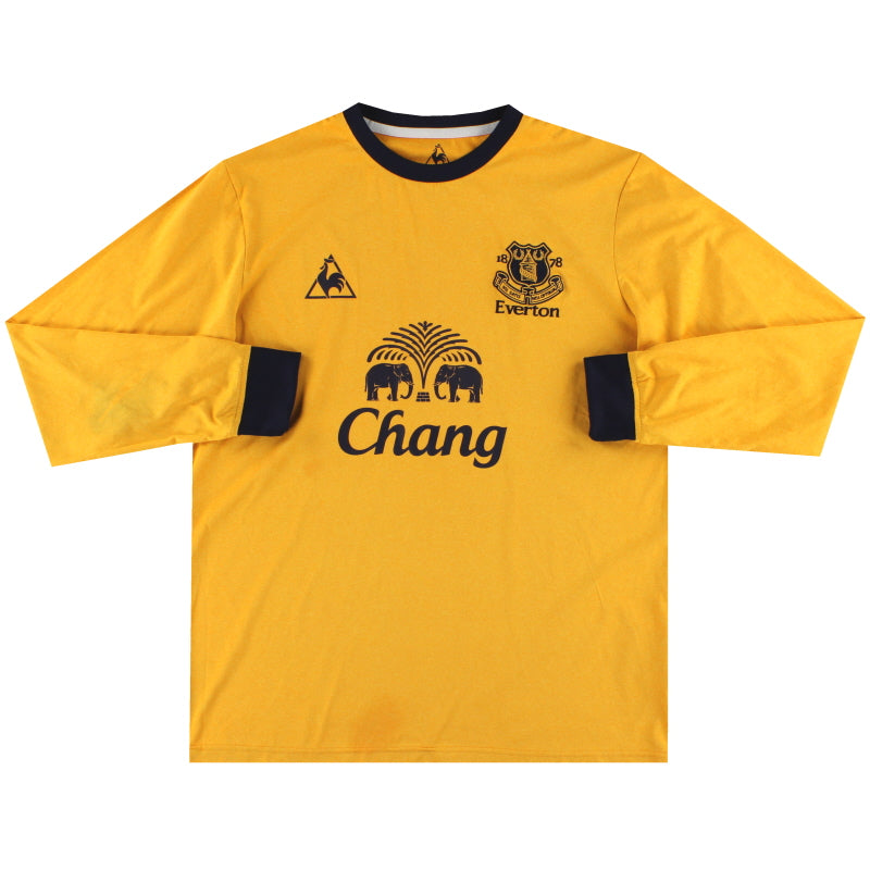 2011-12 Everton Le Coq Sportif Away Shirt L/S L Football Shirt
