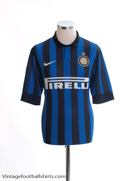 2011-12 Inter Milan Home Shirt L Football Shirt