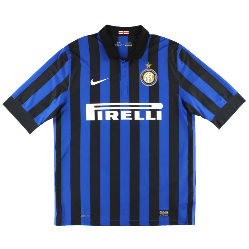 2011-12 Inter Milan Nike Home Shirt *Mint* L Football Shirt