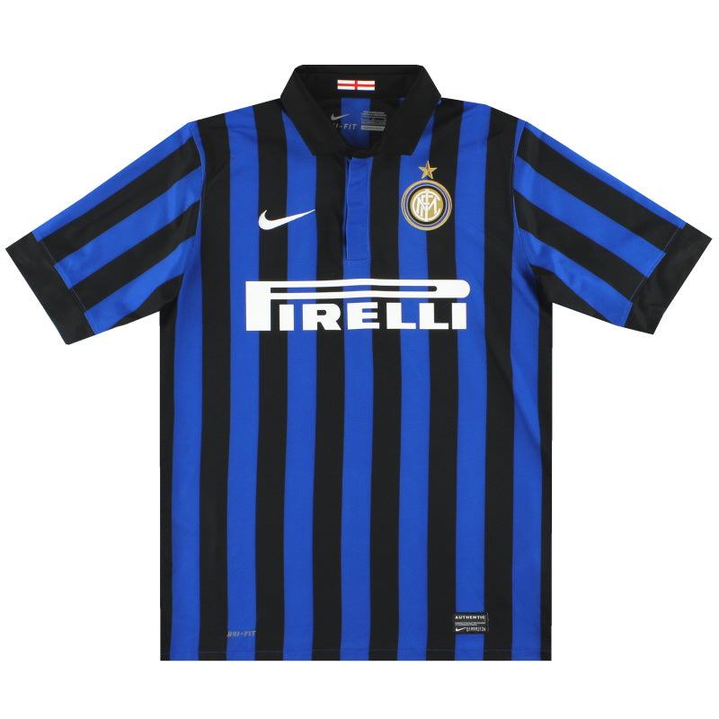 2011-12 Inter Milan Nike Home Shirt L.Boys Football Shirt