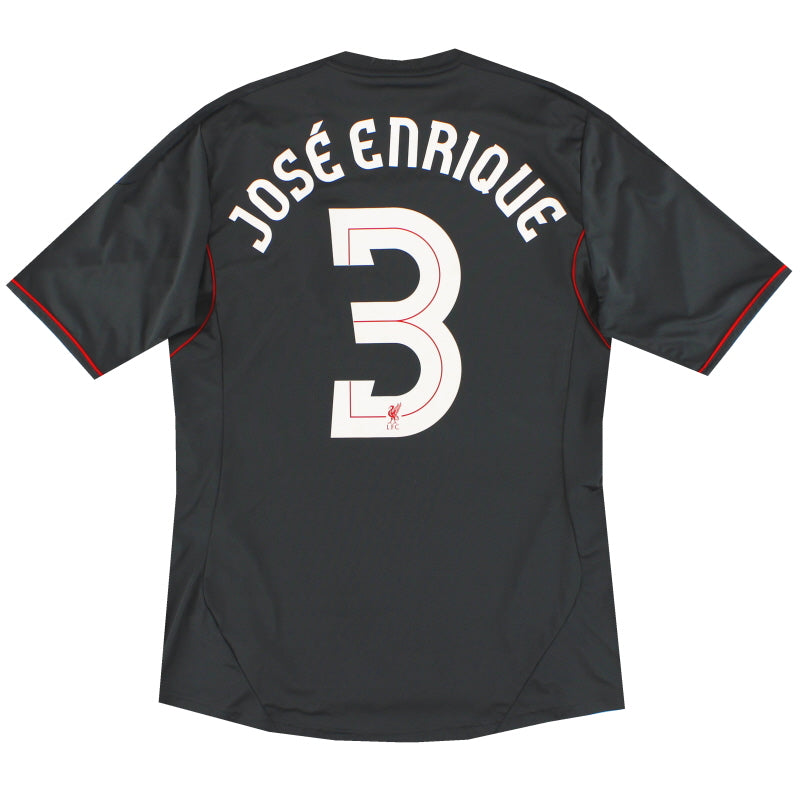 2011-12 Liverpool adidas Away Shirt Jose Enrique #3 M V13870