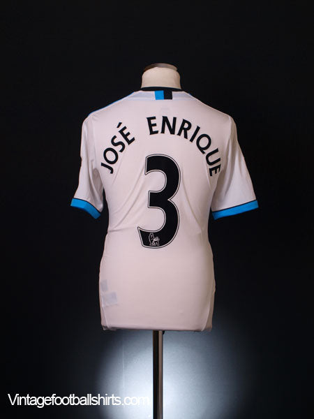 2011-12 Liverpool Third Shirt Jose Enrique #3 S Football Shirt
